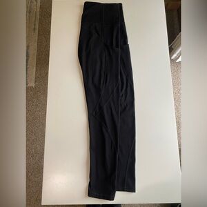 Black Leggings with Pockets and Hidden Pocket